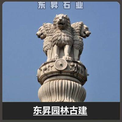 供應寺廟石龍柱 花崗巖大型石龍柱子 浮雕龍柱雕刻